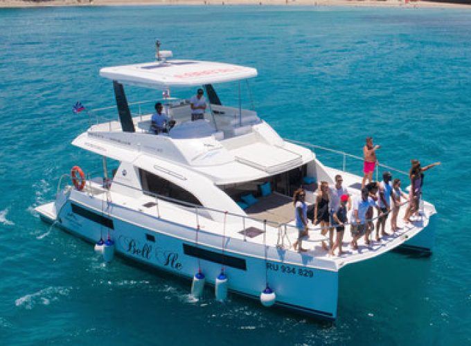 SORTIE EN MER SUR LE CATAMARAN : LE BELL’ÎLE