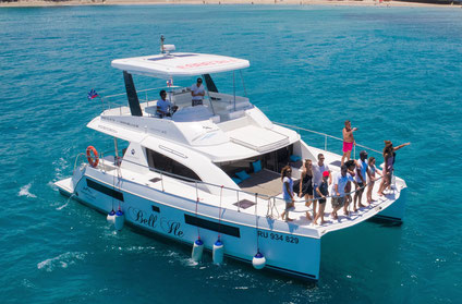 SORTIE EN MER SUR LE CATAMARAN : LE BELL’ÎLE